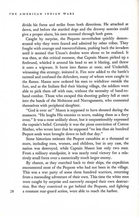 Fort Tours | Pequot War